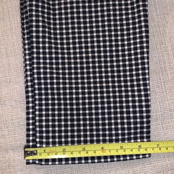 Massimo Fabbro Italy Checkered High Rise Women’s Pants Size 10 - Picture 7 of 10
